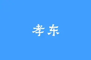 孝东