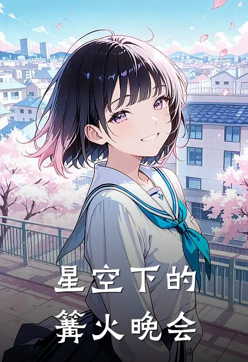 星空下的篝火晚会