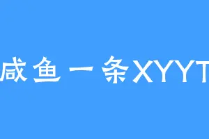 咸鱼一条XYYT