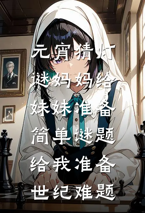 元宵猜灯谜妈妈给妹妹准备简单谜题，给我准备世纪难题