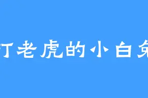 打老虎的小白兔