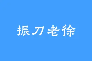 振刀老徐