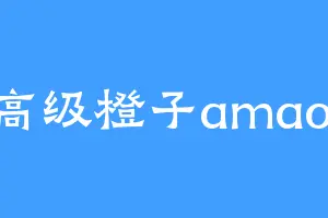 高级橙子amaol