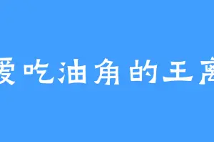 爱吃油角的王离