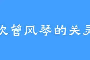 喜欢管风琴的关灵儿