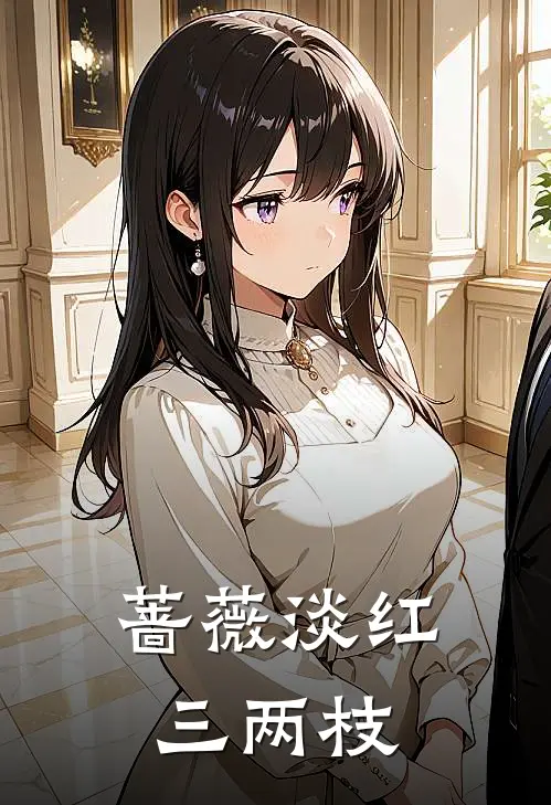 蔷薇淡红三两枝